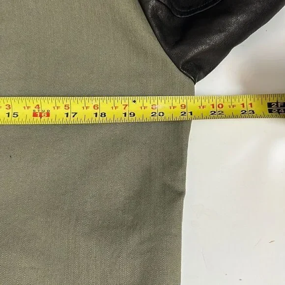 MACKAGE Montreal Zip Front Hooded Jacket with Leather Sleeves Removable Lining M - Picture 15 of 15